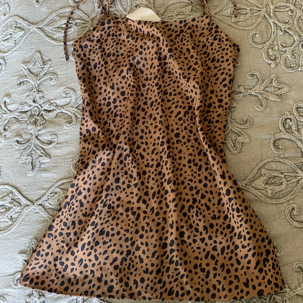 Cheetah print dress